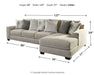 Ardsley 2-Piece Sectional with Ottoman Royal Furniture