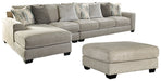 Ardsley 3-Piece Sectional with Ottoman Royal Furniture