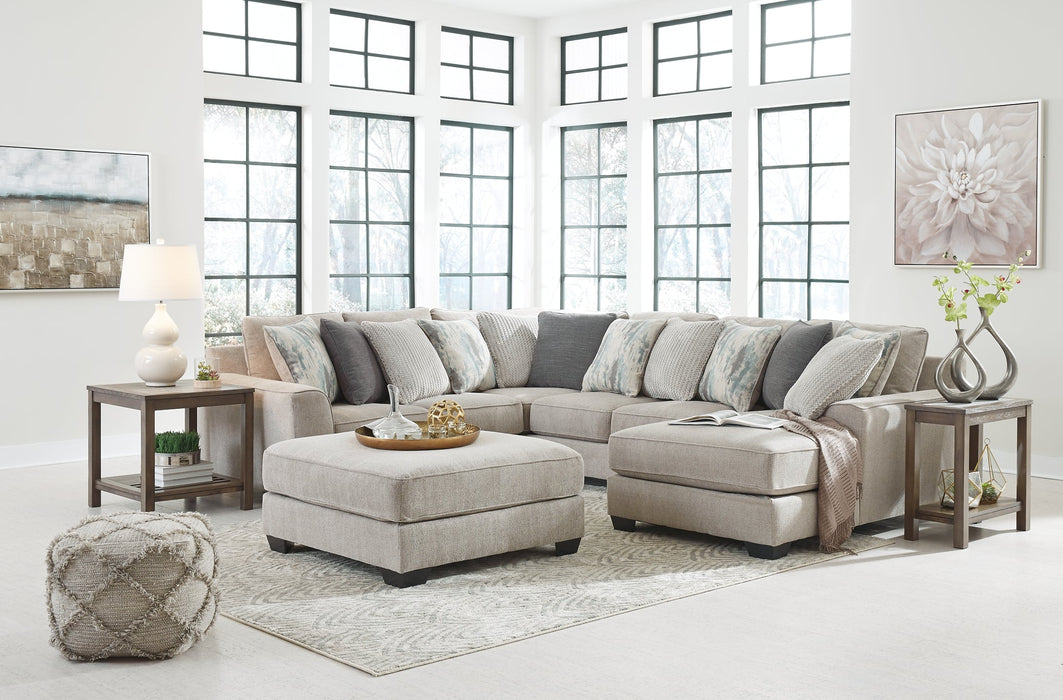 Ardsley 4-Piece Sectional with Ottoman Royal Furniture