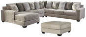 Ardsley 4-Piece Sectional with Ottoman Royal Furniture