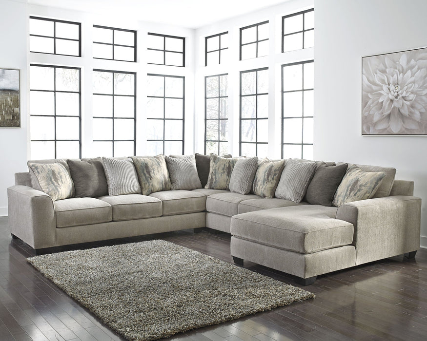 Ardsley 4-Piece Sectional with Ottoman Royal Furniture