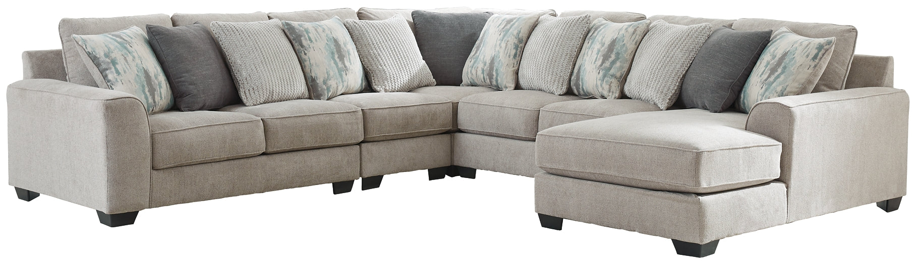 Ardsley 5-Piece Sectional with Chaise Royal Furniture