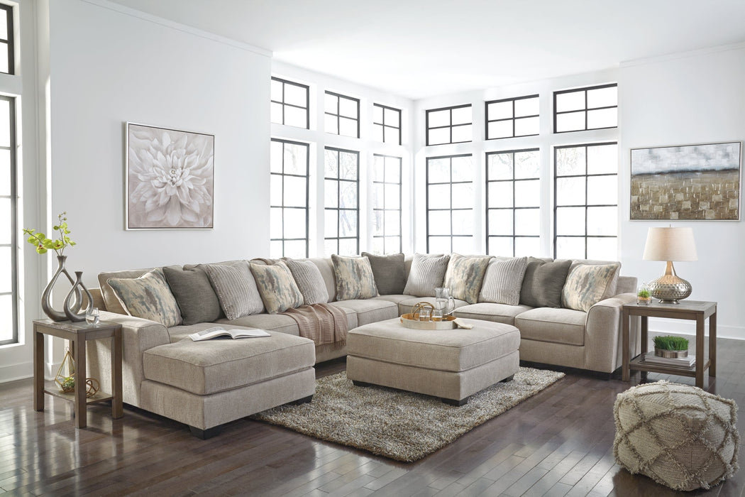 Ardsley 5-Piece Sectional with Ottoman Royal Furniture