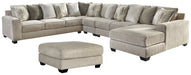 Ardsley 5-Piece Sectional with Ottoman Royal Furniture