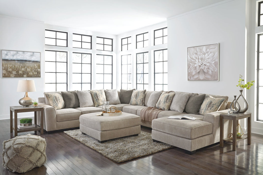 Ardsley 5-Piece Sectional with Ottoman Royal Furniture