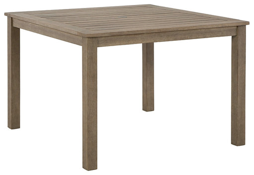 Aria Plains Square Dining Table w/UMB OPT Royal Furniture