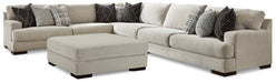 Artsie 4-Piece Sectional with Ottoman Royal Furniture