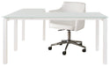 Baraga Home Office Desk with Chair Royal Furniture