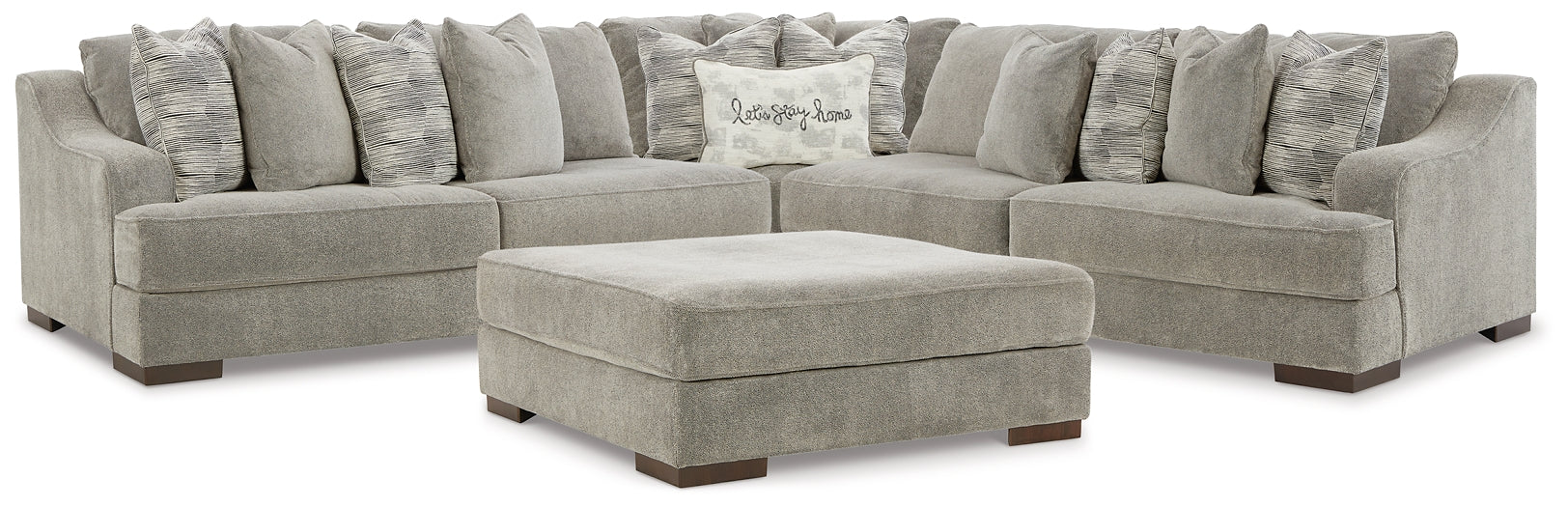 Bayless 3-Piece Sectional with Ottoman Royal Furniture