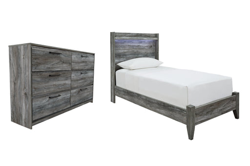 Baystorm Twin Panel Bed with Dresser Royal Furniture