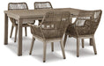 Beach Front Outdoor Dining Table and 4 Chairs Royal Furniture