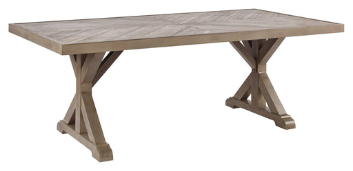 Beachcroft RECT Dining Table w/UMB OPT Royal Furniture