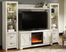 Bellaby 4-Piece Entertainment Center with Fireplace Royal Furniture