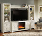 Bellaby 4-Piece Entertainment Center with Fireplace Royal Furniture