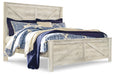 Bellaby King Crossbuck Panel Bed with Dresser Royal Furniture