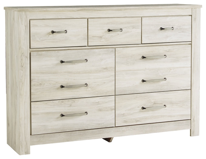 Bellaby King Crossbuck Panel Bed with Dresser Royal Furniture