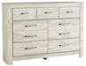 Bellaby King Crossbuck Panel Bed with Dresser Royal Furniture