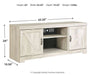 Bellaby LG TV Stand w/Fireplace Option Royal Furniture