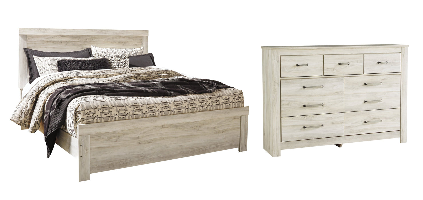 Bellaby Queen Panel Bed with Dresser Royal Furniture