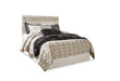 Bellaby Queen Panel Headboard with Mirrored Dresser, Chest and 2 Nightstands Royal Furniture