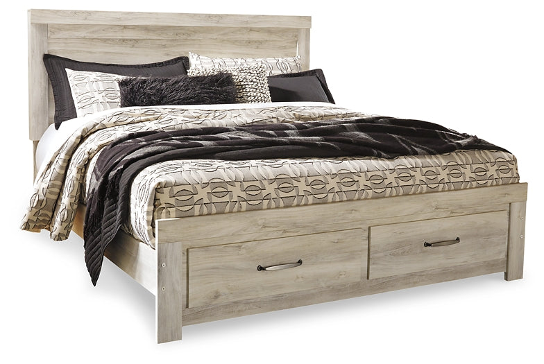 Bellaby Queen Platform Bed with 2 Storage Drawers with Dresser Royal Furniture