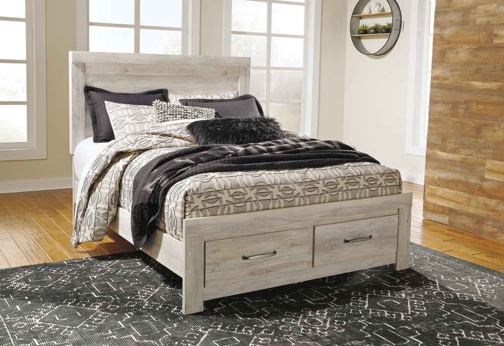 Bellaby Queen Platform Bed with 2 Storage Drawers with Dresser Royal Furniture