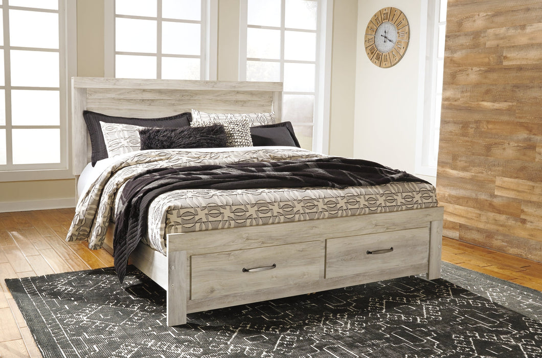 Bellaby Queen Platform Bed with 2 Storage Drawers with Dresser Royal Furniture