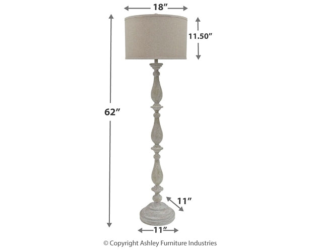 Bernadate Poly Floor Lamp (1/CN) Royal Furniture