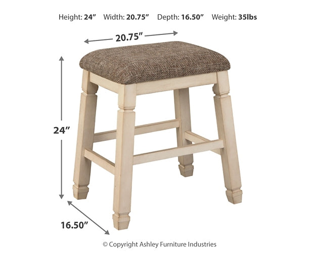 Bolanburg Counter Height Dining Table and 4 Barstools Royal Furniture