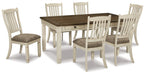 Bolanburg Dining Table and 6 Chairs Royal Furniture