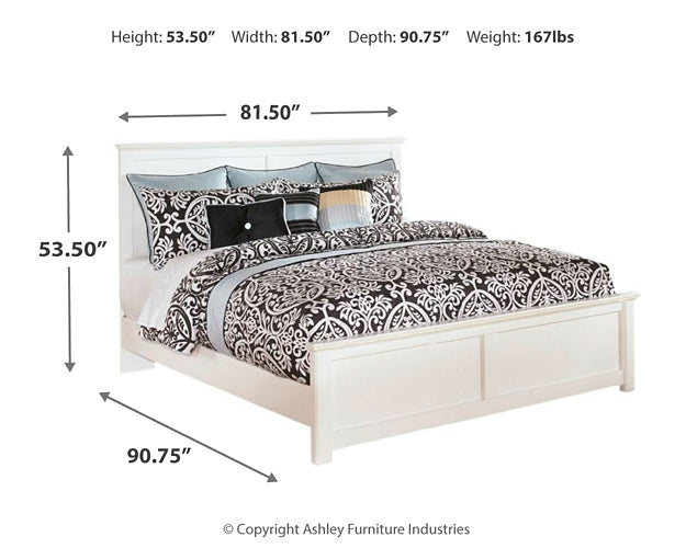 Bostwick Shoals Full Panel Bed with Mirrored Dresser, Chest and 2 Nightstands Royal Furniture