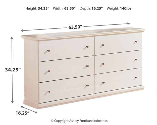 Bostwick Shoals Six Drawer Dresser Royal Furniture