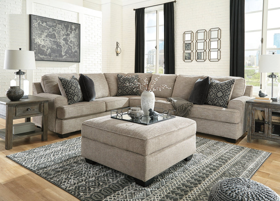 Bovarian 3-Piece Sectional with Ottoman Royal Furniture