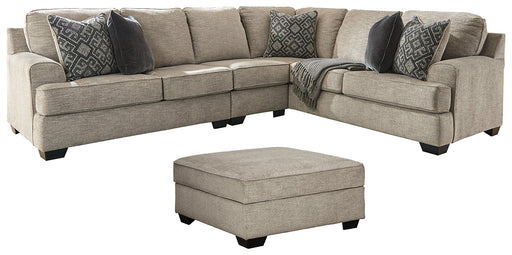 Bovarian 3-Piece Sectional with Ottoman Royal Furniture