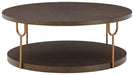 Brazburn Round Cocktail Table Royal Furniture