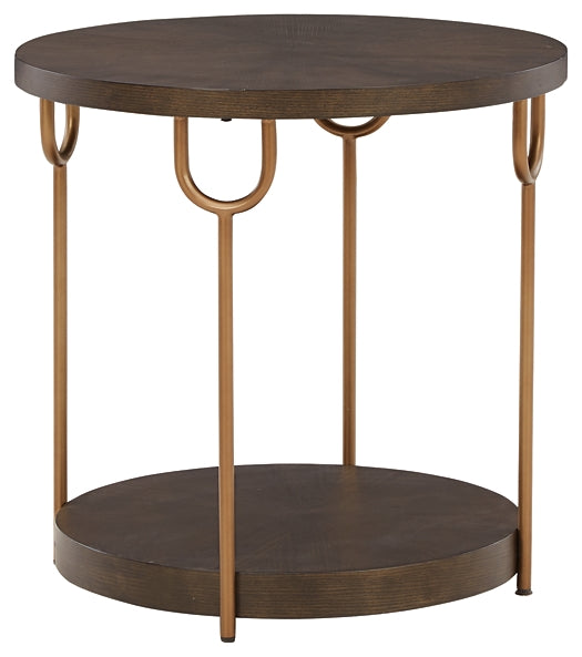 Brazburn Round End Table Royal Furniture