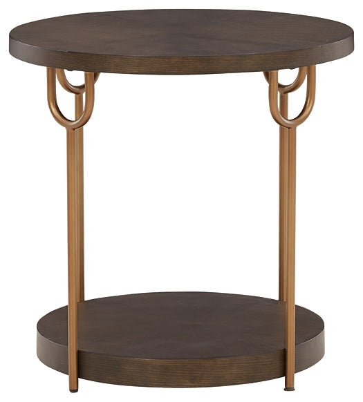 Brazburn Round End Table Royal Furniture