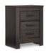 Brinxton Full Panel Bed with Mirrored Dresser, Chest and 2 Nightstands Royal Furniture