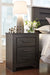 Brinxton Full Panel Bed with Mirrored Dresser, Chest and 2 Nightstands Royal Furniture