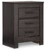 Brinxton Full Panel Bed with Nightstand Royal Furniture