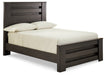 Brinxton Full Panel Bed with Nightstand Royal Furniture