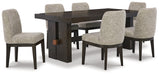 Burkhaus Dining Table and 6 Chairs Royal Furniture