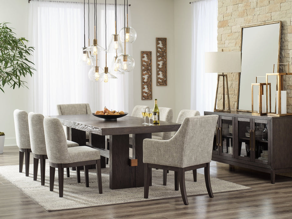 Burkhaus Dining Table and 8 Chairs Royal Furniture