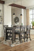 Caitbrook Counter Height Dining Table and 4 Barstools Royal Furniture