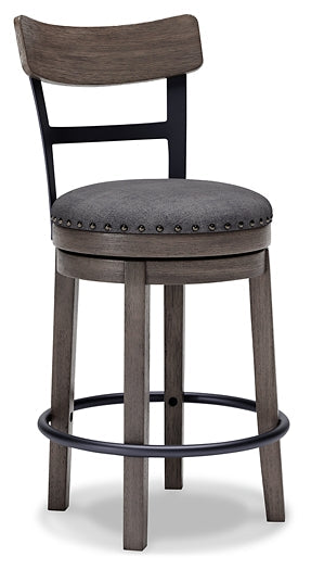 Caitbrook UPH Swivel Barstool (1/CN) Royal Furniture