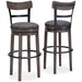 Caitbrook UPH Swivel Barstool (1/CN) Royal Furniture