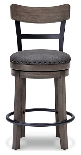 Caitbrook UPH Swivel Barstool (1/CN) Royal Furniture