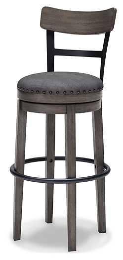 Caitbrook UPH Swivel Barstool (1/CN) Royal Furniture