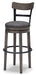 Caitbrook UPH Swivel Barstool (1/CN) Royal Furniture