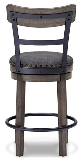 Caitbrook UPH Swivel Barstool (1/CN) Royal Furniture